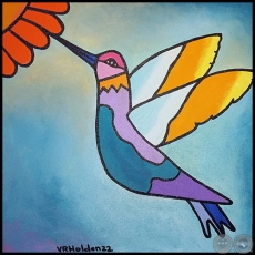  Buenas Nuevas - Pintura de Virginia Rojas Holden - Año 2022